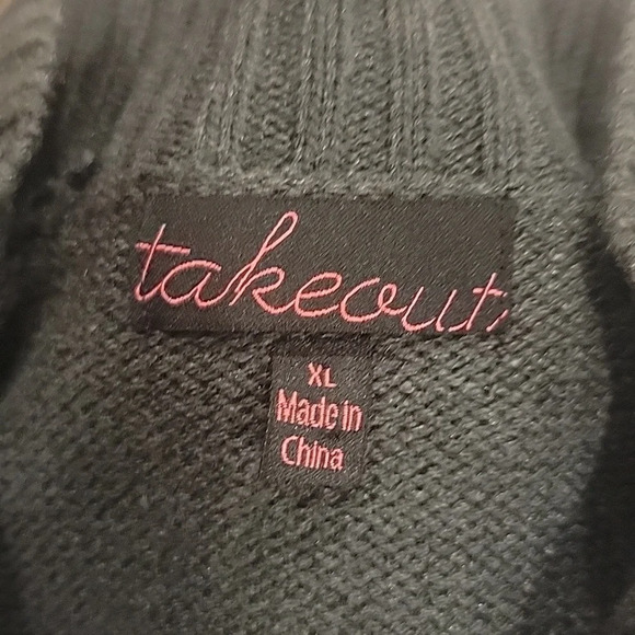 JUNIORS - TAKEOUT‎ SWEATER DRESS (sz x-lg) - Picture 5 of 5